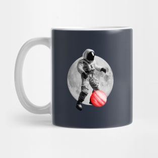 astronaut playing Volleyball Mug